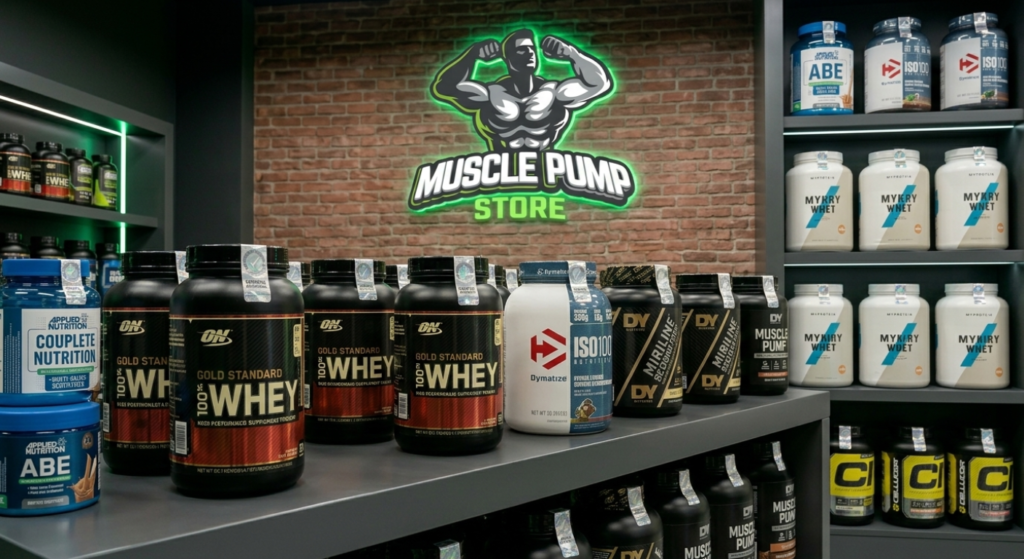 Genuine and authentic supplements selection at Muscle Pump Store Egypt.