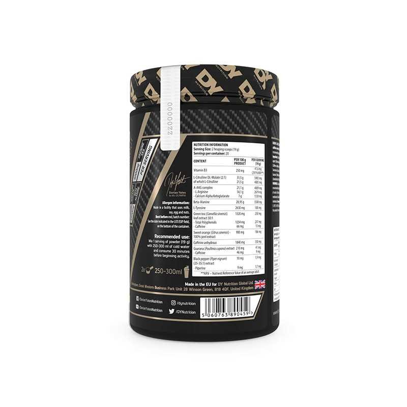 Blood & Guts Pre-workout DY Nutrition 20 Servings - Image 2