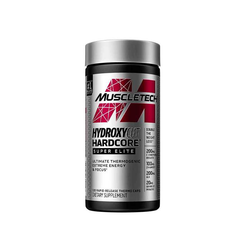 Hydroxycut Hardcore Super Elite Muscletech 120 Tablets - Muscle Pump Store