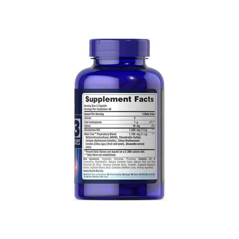 Glucosamine Joint Soother Puritan's Pride120 Tablets - Image 2