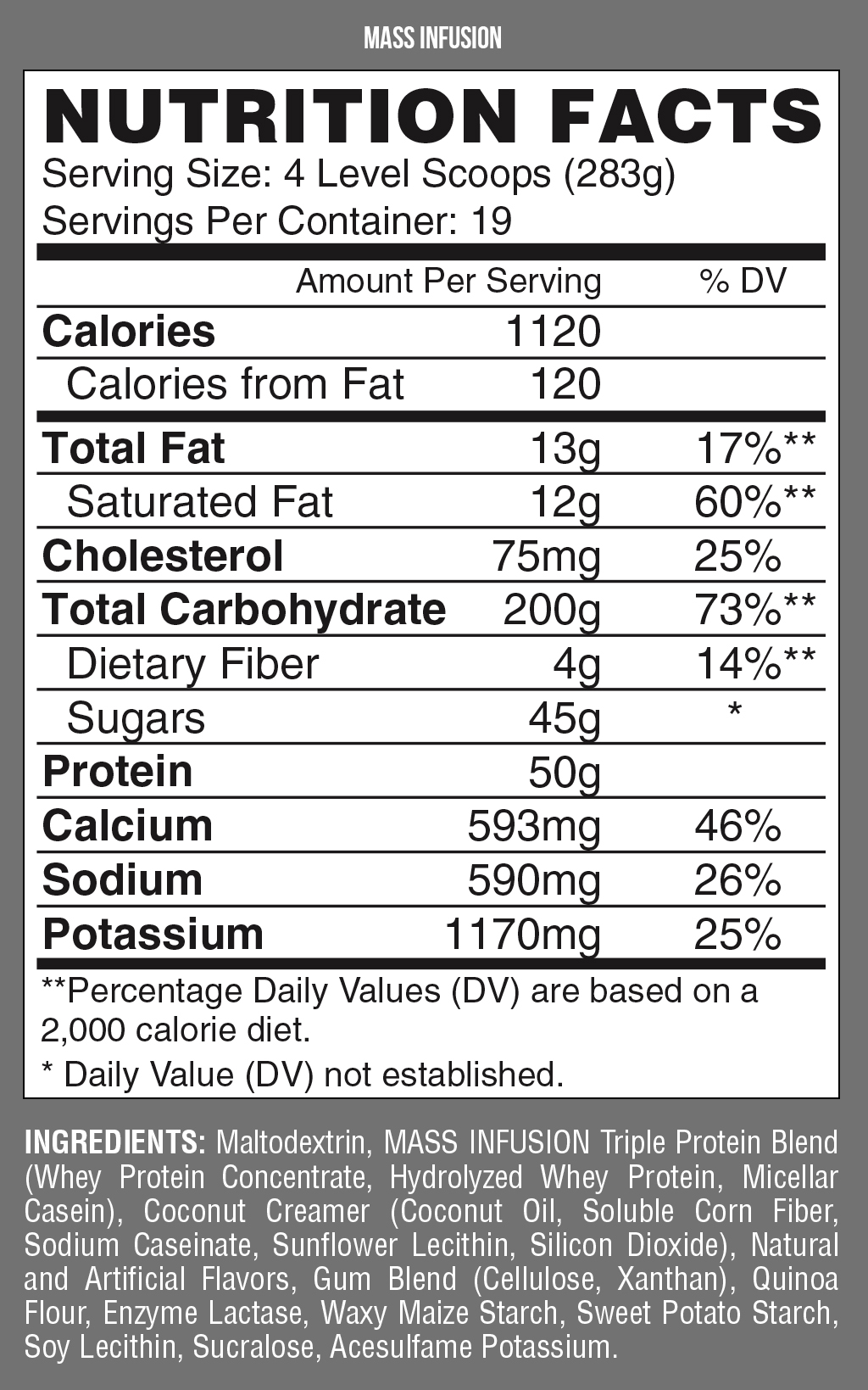 Nutrex Research Mass Infusion