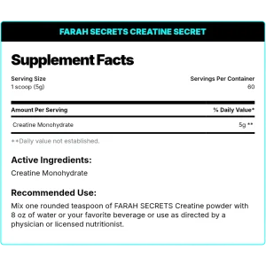 Farah Secret Creatine