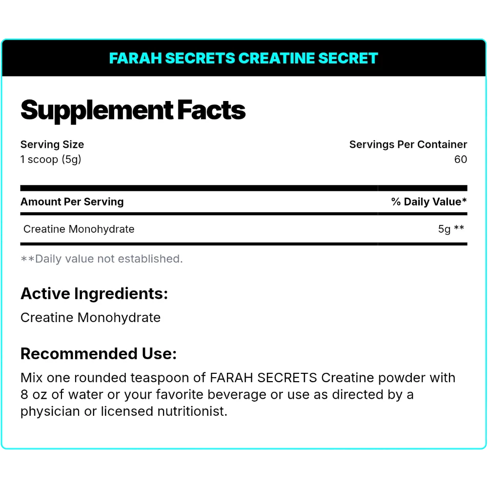Farah Secret Creatine