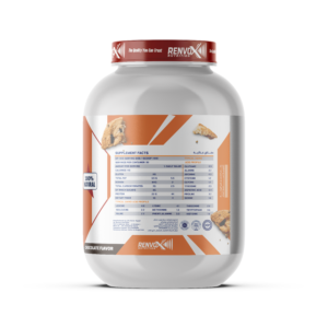 Nutrition Label and Ingredient List for Renvox Chocolate Protein