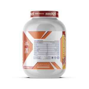 Wheyvox Fruity Gum Protein Facts and Typical Amino Profile Label