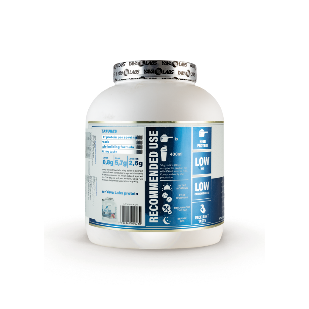 Yava Labs Pure Iso Whey 66 Serve 2Kg - Image 3