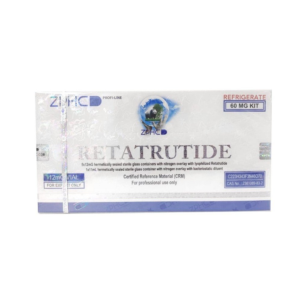 ZPHC Retatrutide 60 mg - (5 Vials) Premium Quality Kit