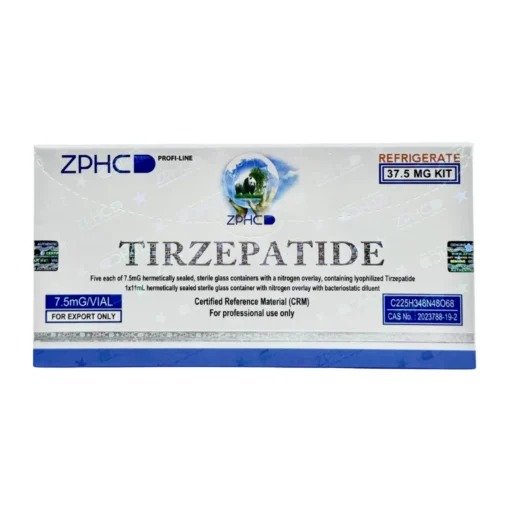 ZPHC Tirzepatide (Mounjaro) 37.5 mg - (5 Vials) Premium Quality Kit