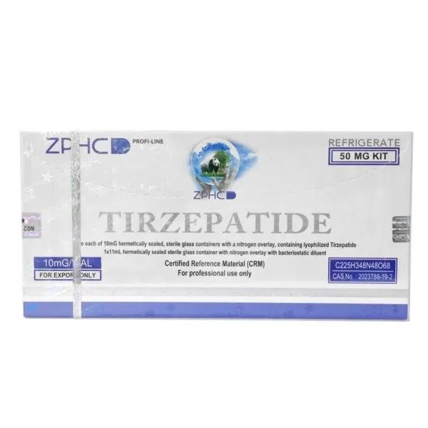 ZPHC Tirzepatide (Mounjaro) 50 mg - (5 Vials) Premium Quality Kit